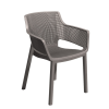 KETER ELISA polyrattan kerti szék, cappuccino