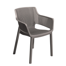 KETER ELISA polyrattan kerti szék, cappuccino kerti bútor