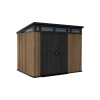 KETER Kerti ház Keter PENT Signature 9x7 Vertical  barna, padlóval (610679)