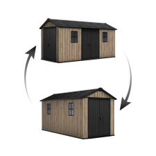 KETER Keter Apex 7,5 x 15 Ashwood kerti ház, padlóval kerti tárolás