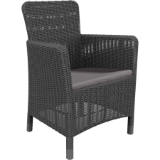KETER KETER Trenton Dining polyrattan kerti szék - grafit kerti bútor