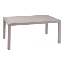 KETER Melody műrattan kerti asztal 160,5x94,5x74,5cm cappucino kerti bútor