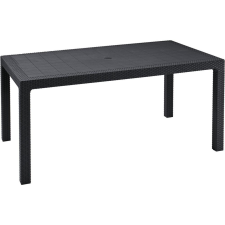 KETER melody polyrattan kerti asztal - grafit kerti bútor