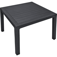 KETER Melody quartted polyrattan kerti asztal - grafit kerti bútor