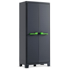 KETER MOBY HIGH kerti szekrény 182 × 80 × 44 cm - sötétszürke kerti tárolás