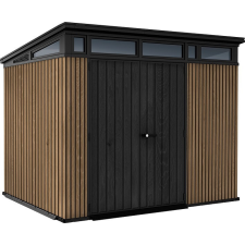  KETER Pent 9×7 műanyag kerti ház, tároló – barna kerti tárolás
