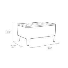 KETER SALEMO 3 SEATER MŰRATTAN KERTI BÚTOR SZETT kerti bútor