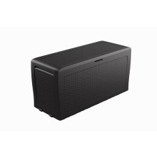 Keter Samoa Rattan Box 270L grafit kerti tárolás
