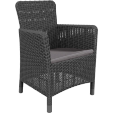 KETER Trenton Dining polyrattan kerti szék - grafit kerti bútor