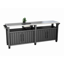  Keter UNITY Chef 415 L grafit grillasztal kerti sütés és főzés
