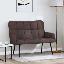  Kétfős Kanapé Sötét Barna 115 x 61 x 87 cm szövet bútor