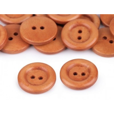  Kétlyukú fagomb - 10 db/csomag dekorációs kellék