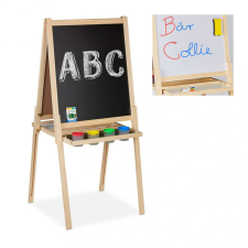 Kétoldalú állítható magasságú rajztábla kiegészítőkkel 72,5-117x55x53 cm 10034492 kreatív és készségfejlesztő