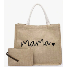  Kétrészes vászon kézitáska - Mama sütés és főzés