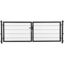  Kétszárnyú kapu  Comfort  egyrudas panelkitöltés  antracit  100 x 300 cm kerti bútor