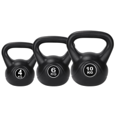  Kettlebell szett, 4-6-10 kg kettlebell