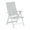 Kettler KETTLER BASIC PLUS alumínium dönthető kerti szék – fehér / világosszürke