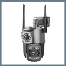  Kettős objektívvel ellátott IP 2K kamera 10X zoommal és éjszakai látással holm8446 megfigyelő kamera