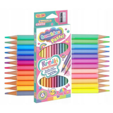  Kétvégű színes ceruzák, 12 db, Bambino színes ceruza