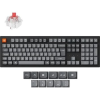Keychron K10 Max Bluetooth USB magyar Keychron Super Red mechanikus billentyűzet fekete (K10M-H1Z-HU) (K10M-H1Z-HU)
