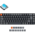 Keychron K7 ISO vezeték nélküli angol gaming Gateron Blue mechanikus billentyűzet (K7-B2-UK) (K7-B2-UK)