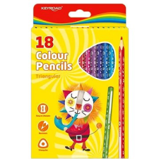 KeyRoad háromszög 18 szín színes ceruza
