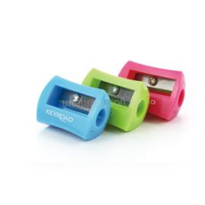 KeyRoad Hegyező 1 lyukú 3 db/bliszter Cute vegyes színek (KEYROAD_38378) hegyező