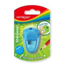 KeyRoad Hegyező 1 lyukú tartályos Starfish vegyes színek (KEYROAD_38396) hegyező
