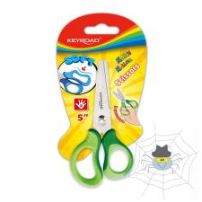 KeyRoad Olló 13 cm tompa fejű Keyroad Soft Grip vegyes színek olló