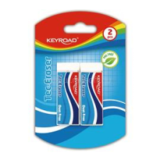 KeyRoad Radír, PVC mentes 2 db/bliszter Tec Eraser (KEYROAD_38462) radír