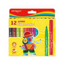 KeyRoad Rostirón, filctoll készlet 5 mm 12 db/bliszter Keyroad Jumbo vegyes színek filctoll, marker