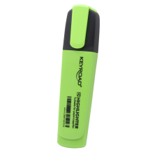 KeyRoad Szövegkiemelő vágott hegyű, lapos test Keyroad Fluo neon zöld filctoll, marker