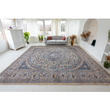  Kézi csomózású perzsa szőnyeg Nain prémium 405x295cm lakástextília