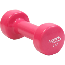  Kézisúlyzó vinyl Aktivsport 2 kg rózsaszín kézisúlyzó