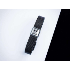  Kézlenyomat egyedi medálos MoMents fekete színű acél karkötő karkötő