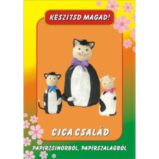 Kézműves csomag - Cica család dekorációs készlet