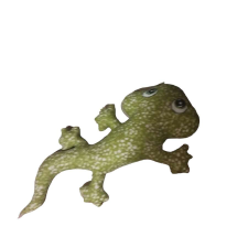  Kézműves kis gekko plüssfigura