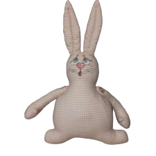 Kézműves pufi nyuszi plüssfigura
