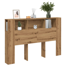  Kézműves tölgy szerelt fa áthidalószekrény 160x18,5x103,5 cm ágy és ágykellék