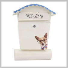  Kézzel festett kutya postaláda SKM6 postaláda