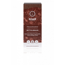  Khadi bio hajfesték por középbarna 100 g hajfesték, színező