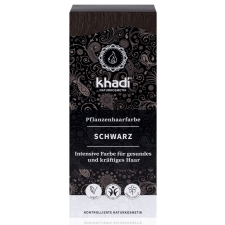 Khadi Növényi hajfesték por - Fekete 100 g Khadi hajfesték, színező