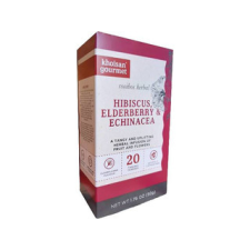 KHOISAN GOURMET Rooibos Hibiszkusz, bodza és echinacea 20x2,5 g gyógytea