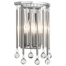 Kichler glamour klasszikus fali lámpa piper króm elskl-piper2-pc világítás