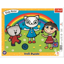 Kicia Kocia napos nap puzzle, 25 darabos puzzle, kirakós