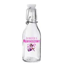  Kicsi csatos üveg, Én vagyok a menyasszony ajándéktárgy