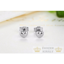  Kicsi ezüst szív fülbevaló, ezüst fülbevaló
