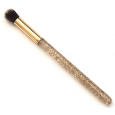  Kicsi kerek sminkecset ARANY-FEKETE smink kiegészítő