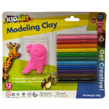KIDART 12 db-os Modellező gyurma készlet 102g - Óceán (T100/1MOC) kreatív és készségfejlesztő