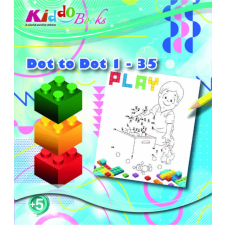 Kiddo Pontról pontra 1-35-ig színező füzet Kiddo kreatív és készségfejlesztő
